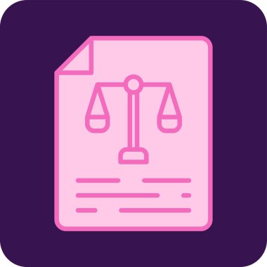 Denge. Web simgesi basit illüstrasyon