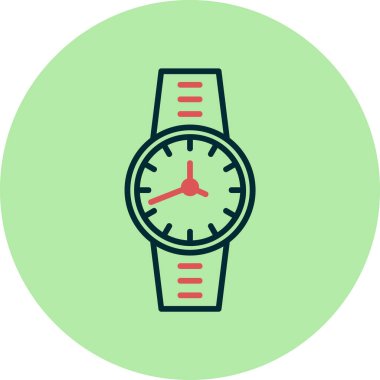 saat vektör simgesi modern basit illüstrasyon