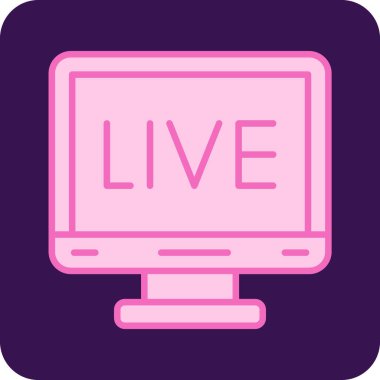 Yaşa. Web simgesi basit tasarım 