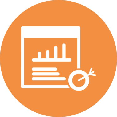 İş dünyasının vektör illüstrasyonu modern simge