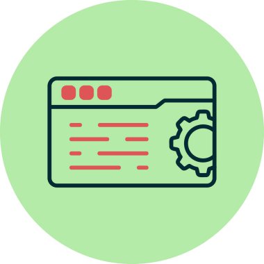 Web Ayarları, vites simgesi çizimi 