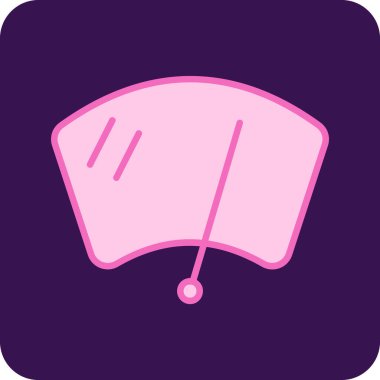 Silecek ağ simgesi vektör illüstrasyonu