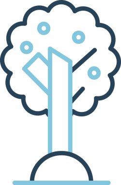 Zeytin ağacı. Web simgesi vektör illüstrasyonu 