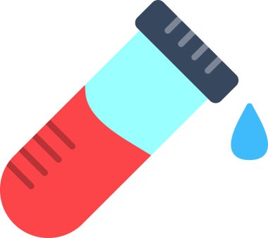 test tübü ikon vektör çizimi