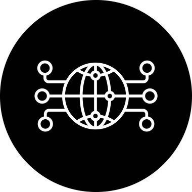 düz biçimli ağ bağlantısı simgesi