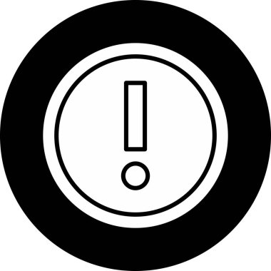 Ünlem işareti. vektör illüstrasyonu