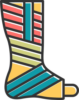 Kırık ağ simgesi vektör illüstrasyonu