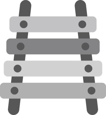 Ksilofon web simgesinin vektör illüstrasyonu