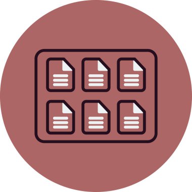 Basit Örnek vektör illüstrasyonu 