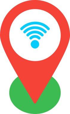 Web haritası iğnesi. Basit resimleme