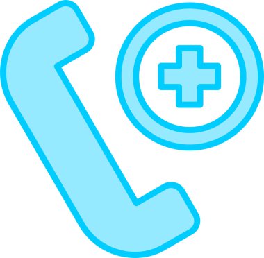 acil arama simge vektör çizim