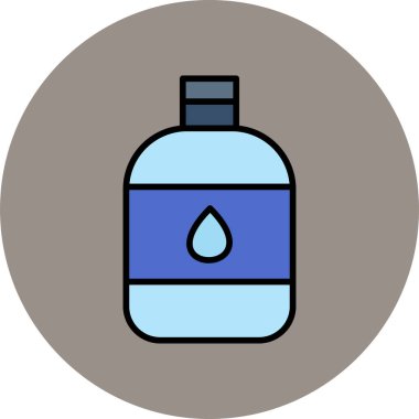 Zam Zam Simge Tasarımı Beyaz Arkaplanda İzole Edildi