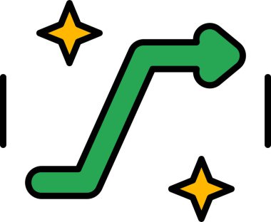 Oklar. Web simgesi basit illüstrasyon