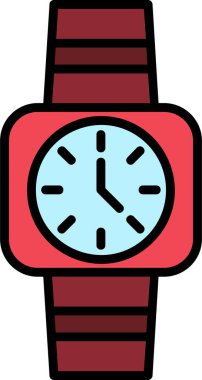 Smartwatch icon, vector illustration simple design