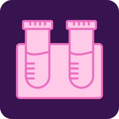 lab test tüpleri ikon vektör illüstrasyonuName