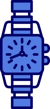 saat vektör simgesi modern basit illüstrasyon