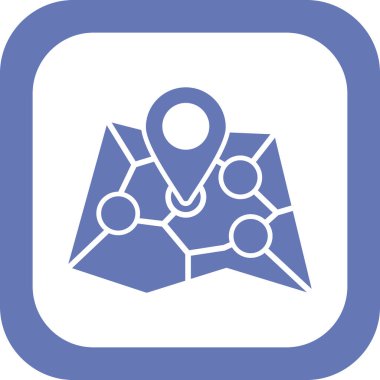 konum pin simgesi vektör illüstrasyonu