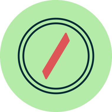 Slash modern simgesinin vektör illüstrasyonu