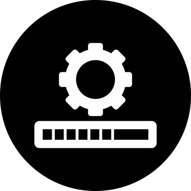 Modern İlerleme simgesinin vektör illüstrasyonu