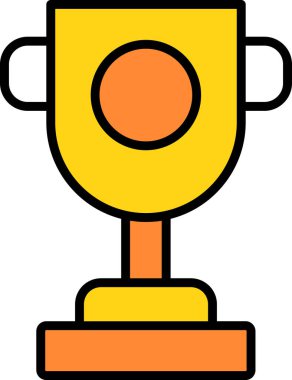 Ödül simgesinin temel doğrusal resmi