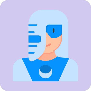 Süper kahraman ağ simgesi, vektör illüstrasyonu