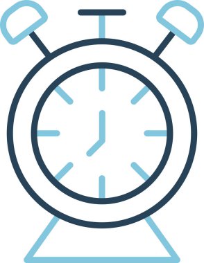 Masa Saati web simgesi, vektör illüstrasyonu