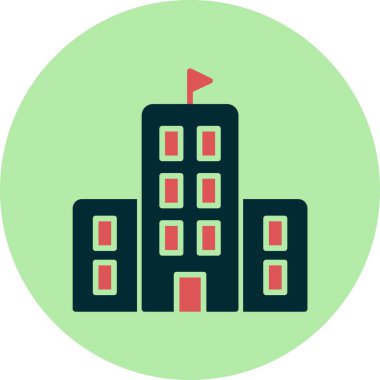 Basit vektör oluşturma illüstrasyonu, simge