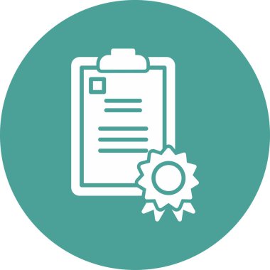 Sözleşmeli ağ simgesi, vektör illüstrasyonu