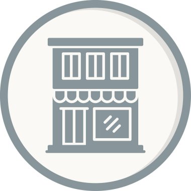 Restoran dairesi simgesi, vektör çizimi 