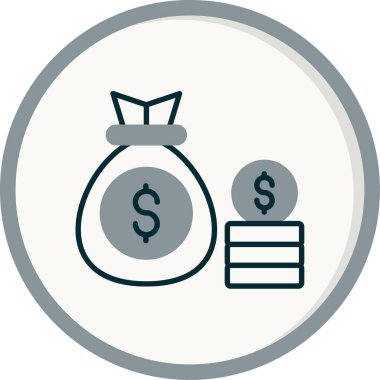 Soyut renk vektör para illüstrasyonu  