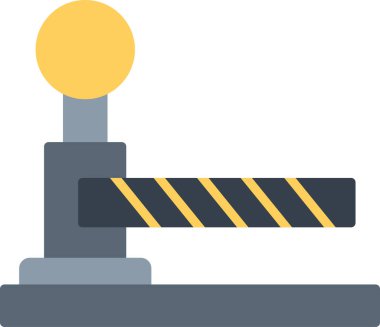 Bariyer ağ simgesi vektör illüstrasyonu