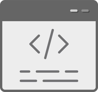 Web tarayıcı simgesi, vektör illüstrasyonu