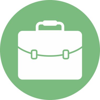 Çanta. Web simgesi basit illüstrasyon