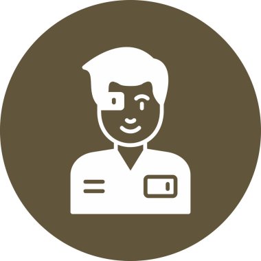 erkek avatar simge vektör çizim 