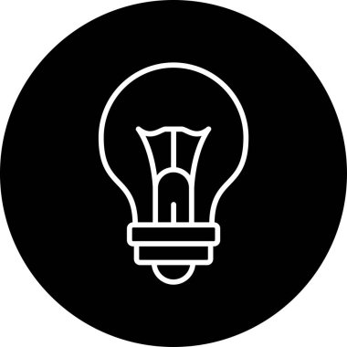 Ampul Ağı simgesi, vektör illüstrasyonu