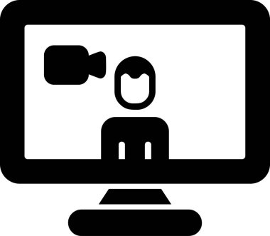 Basit simgeyi karşılama vektör illüstrasyonu