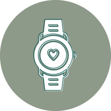 smartwatch simgesi, vektör illüstrasyonu basit tasarım