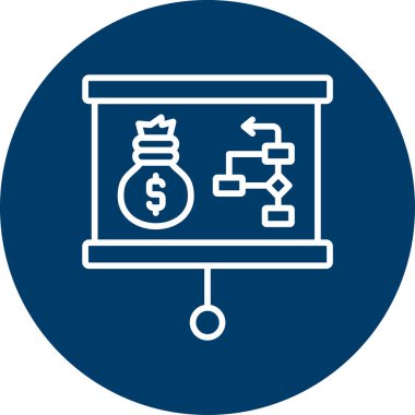 Planlama. Web simgesi basit tasarım 