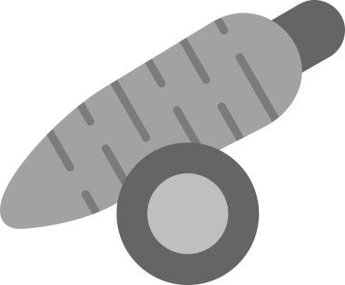 Beyaz Arkaplanda Yucca Simgesi İzole Edildi 