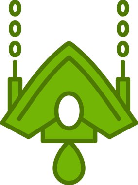 Uzay gemisi simgesi vektörü, görüntü beyaz üzerine izole edildi 