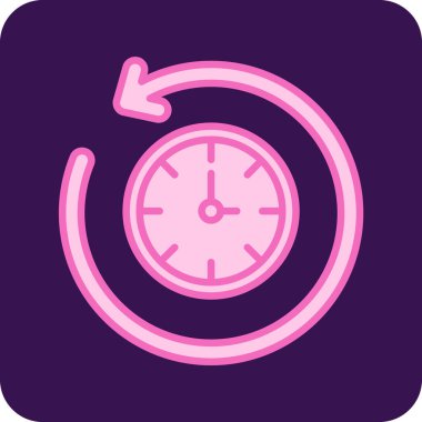 Basit Retrospektif ikon vektör çizimi