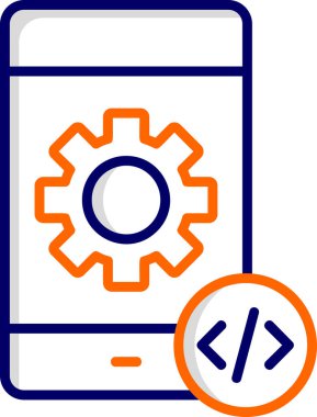Cep telefonu. basit tasarım vektörü
