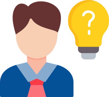  fikir web simgesi, vektör çizim