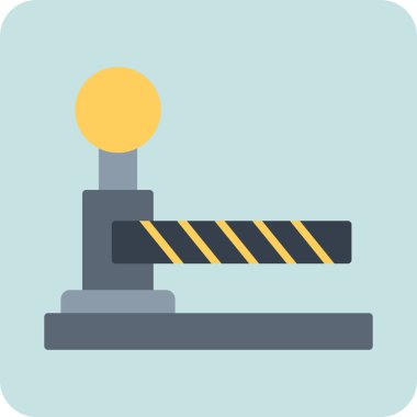 Bariyer ağ simgesi vektör illüstrasyonu