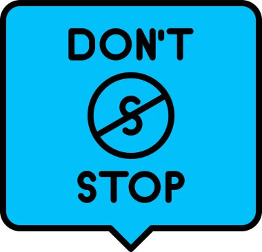 Simgeyi durdurma. Web simgesi basit illüstrasyon