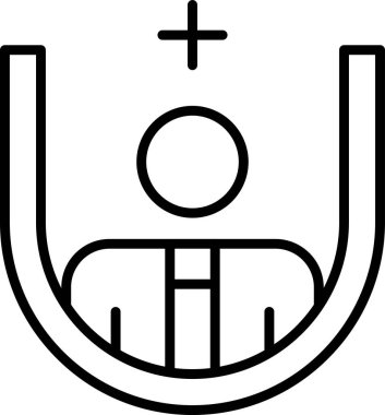 Edinim ağ simgesi vektör illüstrasyonu