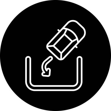 park kavramı simgesi vektör illüstrasyonu 