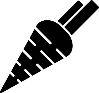 Havuç. Web simgesi basit illüstrasyon