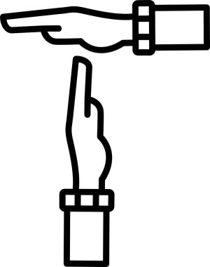 zaman aşımı simgesi vektör illüstrasyonu