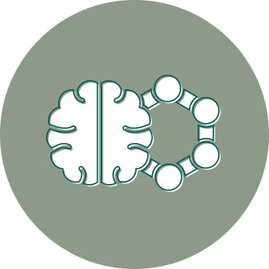 Öğrenmek. Web simgesi vektör illüstrasyonu